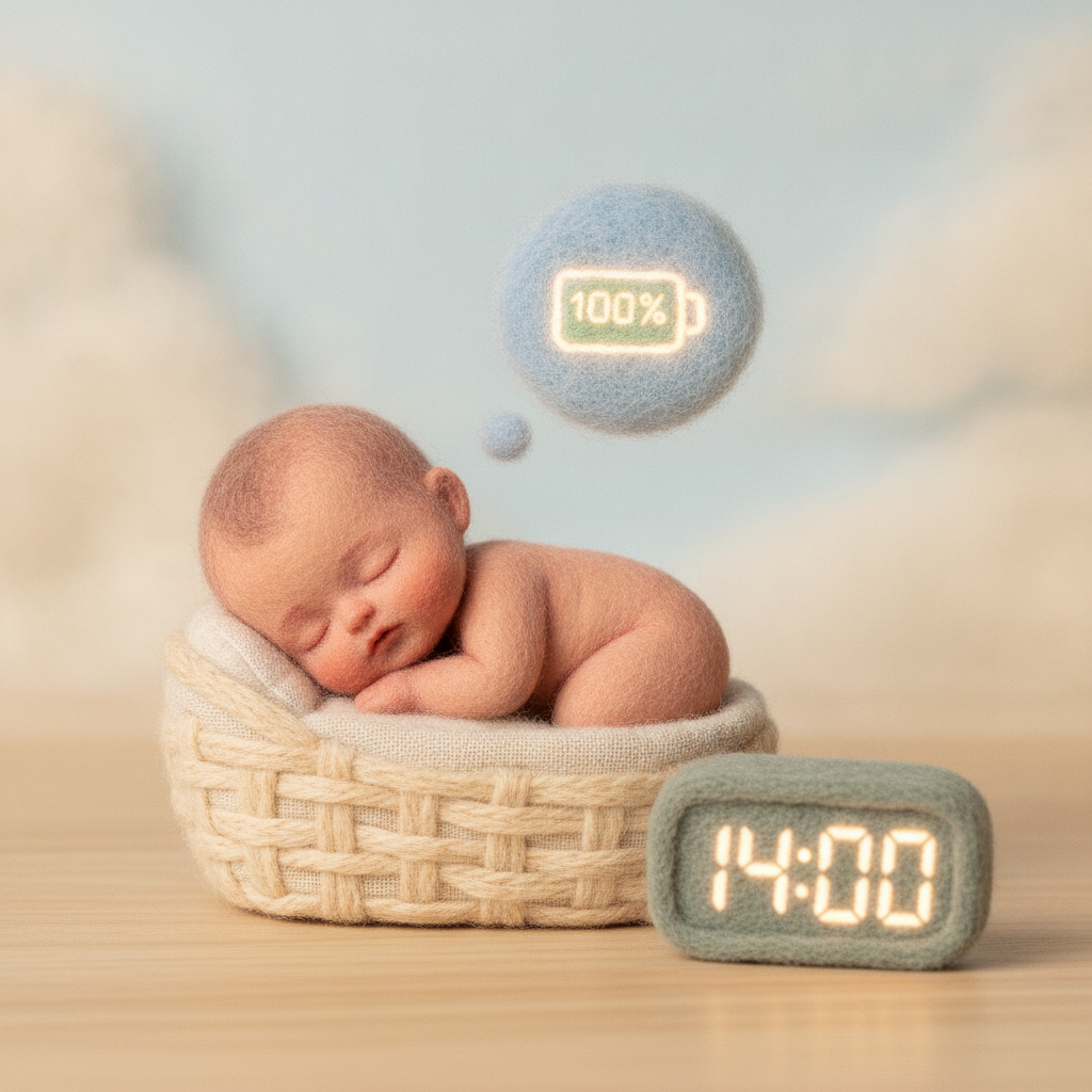 یک نوزاد چقدر باید بخوابد؟